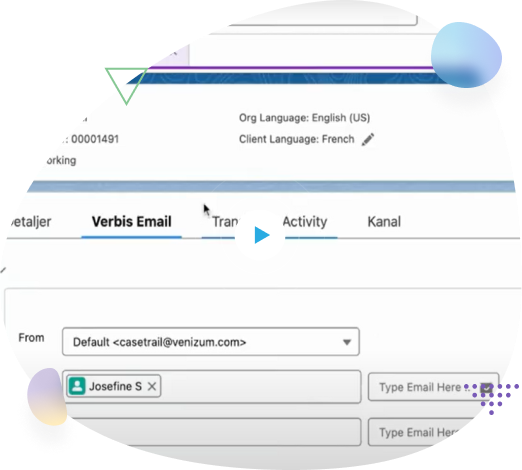 Video thumbnail for showcasing that verbis Works with all Case Management in Salesforce.