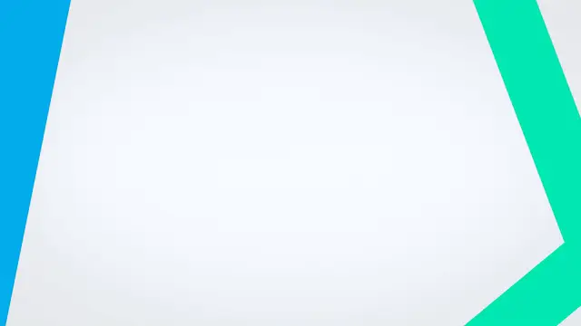 Colorful geometric shapes on white background